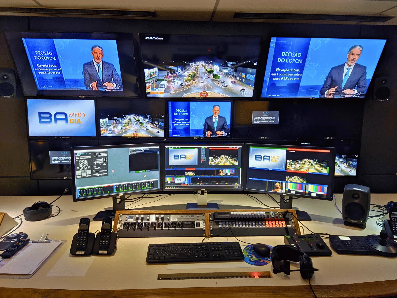 Broadcasting Control Room